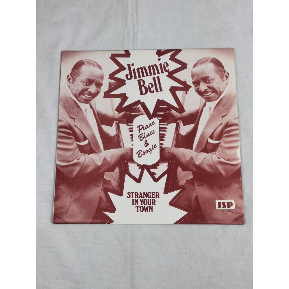 Jimmie Bell Stranger In Your Town NEAR MINT JSP Records Vinyl LP